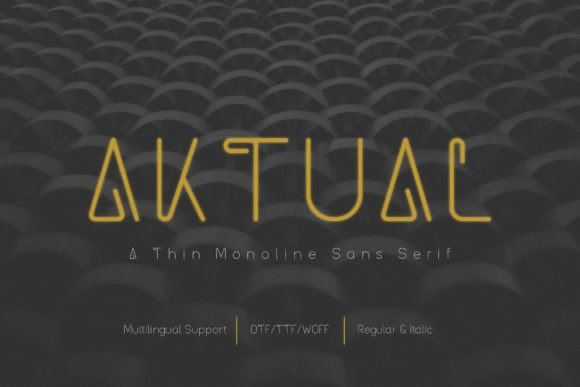 Aktual: A Professional Font for Small Businesses