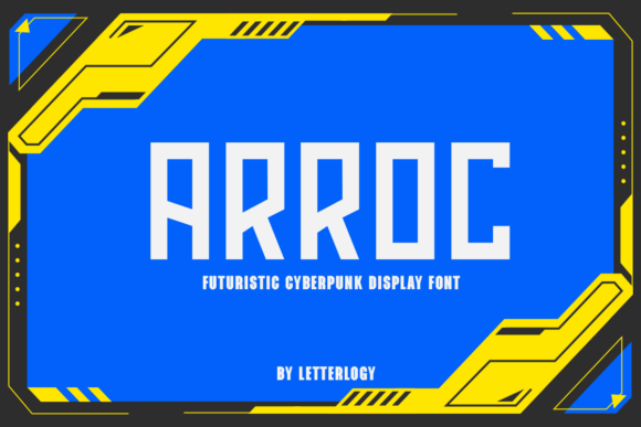 Arroc: Futuristic Font for Sci-Fi Design