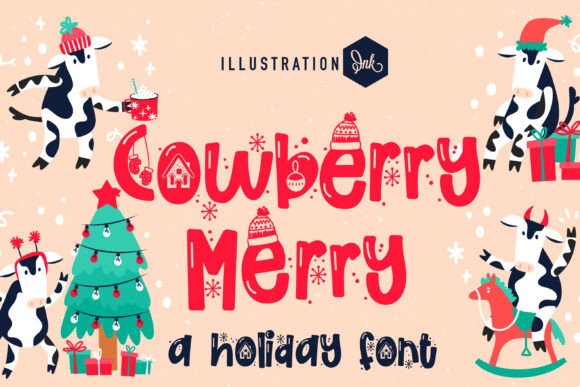 Cowberry Merry: A Whimsical Sans Serif