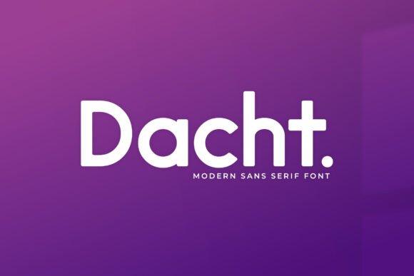 Dacht: A Modern Sans Serif for Web Design