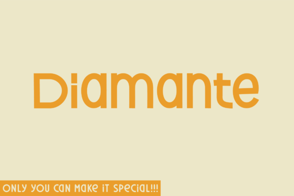 Diamante: A Font for Elegant Design