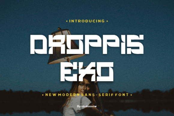 Droppis Exo: Bold Font for Creative Projects