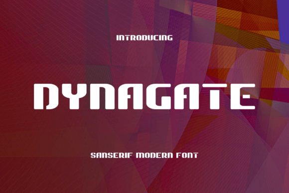 Dynagate: A Modern Typeface for Editorial Design