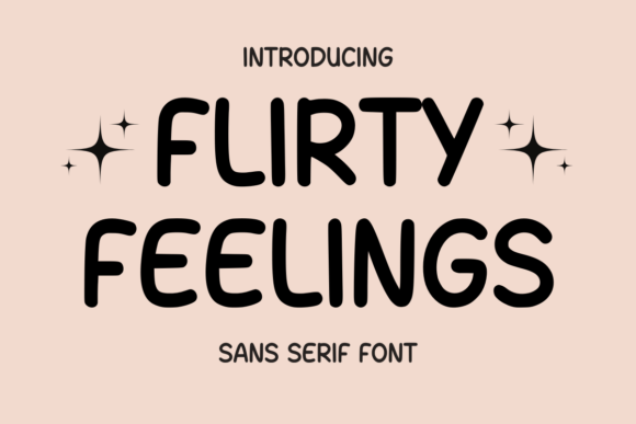Flirty Feelings Font for Creative Projects