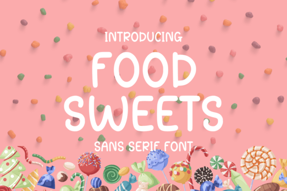 Food Sweets Font for Web Design