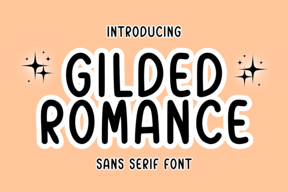 Gilded Romance: A Bold, Elegant Sans Serif
