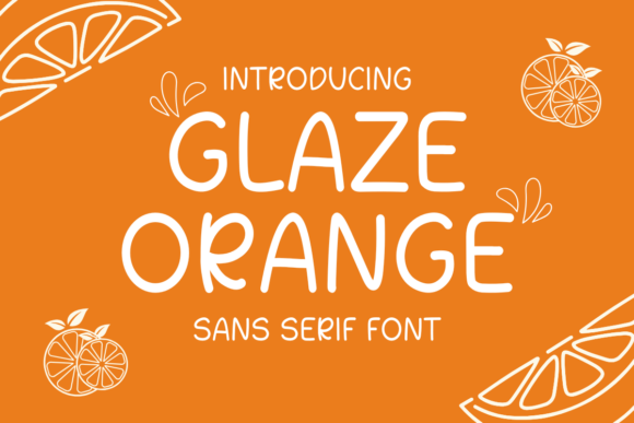 Glaze Orange Font for Creative Projects