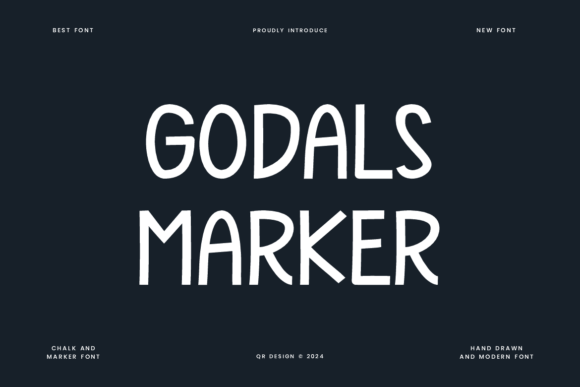 Godals Marker: A Casual Font for Creative Projects