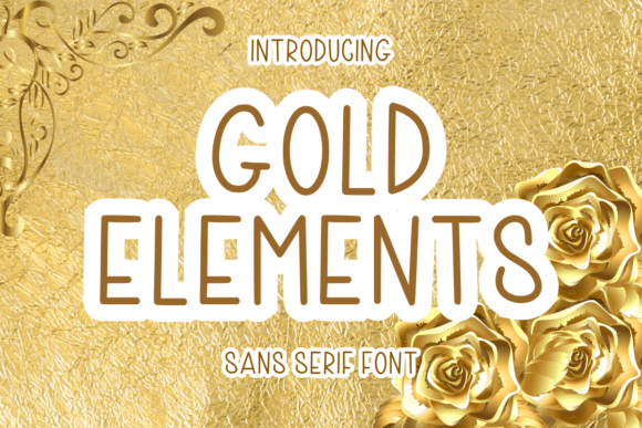 Gold Elements Font: Elegant & Versatile