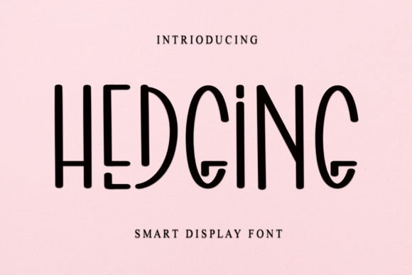 Hedging Font: Fresh & Functional