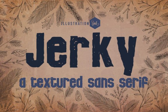 Jerky Font: Handcrafted Sans Serif for Web Design