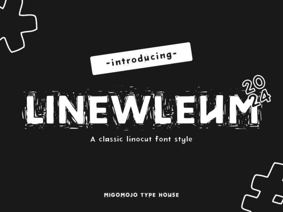 Linewleum: A Raw Sans Serif for Creative Projects