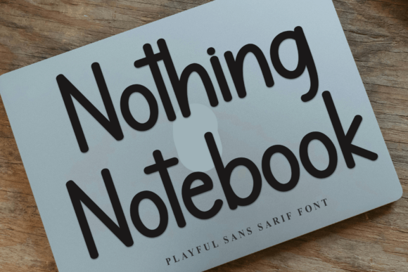 Nothing Notebook: A Playful Font for Creative Projects