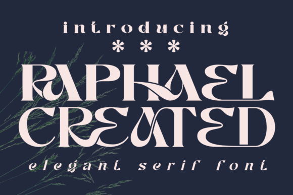Raphael Created Font Review