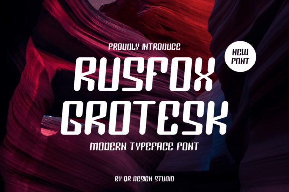Rusfox Grotesk: Modern Font for Crafters