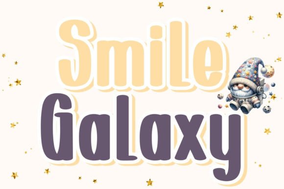Smile Galaxy: A Bold, Friendly Sans Serif