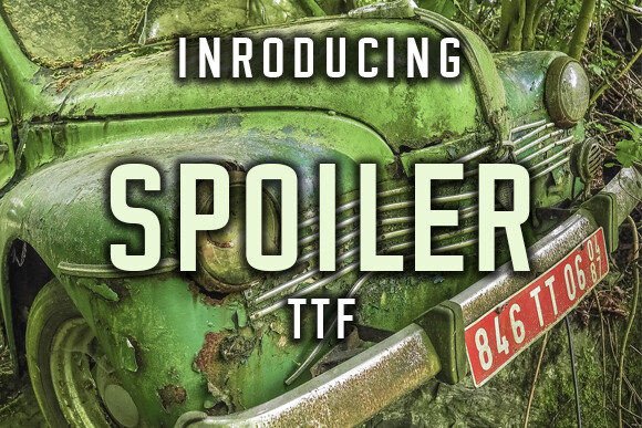 Spoiler: A Bold Font for Impactful Design