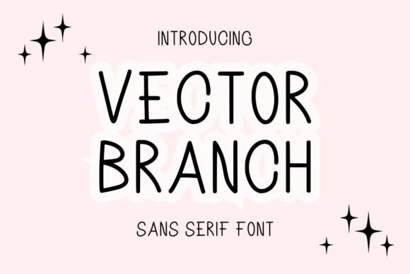 Vector Branch: A Joyful Sans Serif