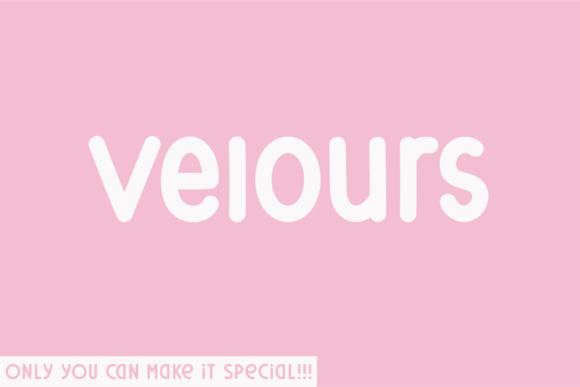 Velours: A Bold Sans Serif for Creative Projects
